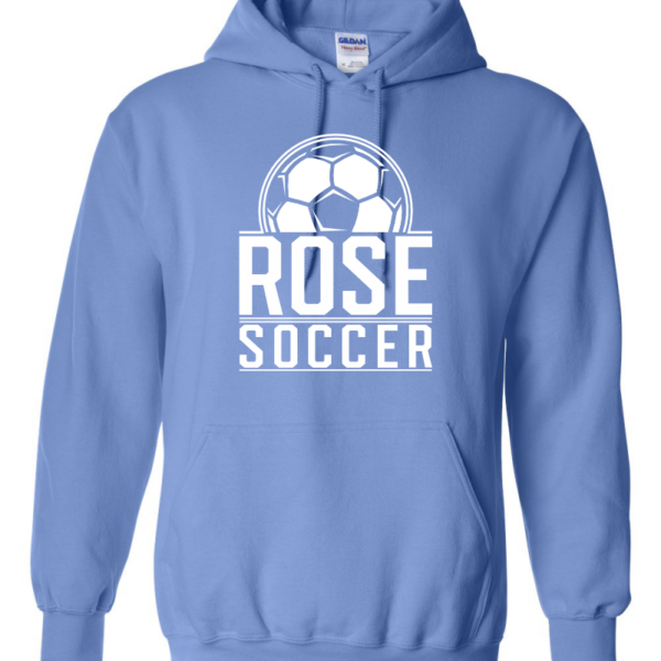 JH Rose Soccer Cotton Hooded Sweatshirt | Rose Arch Logo | Multiple Colors