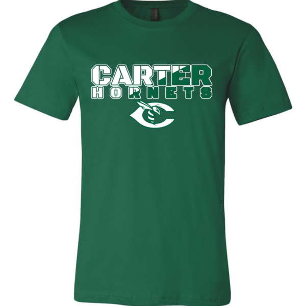 Carter Hornets Slash Design T-Shirt | Sizes for Whole Family