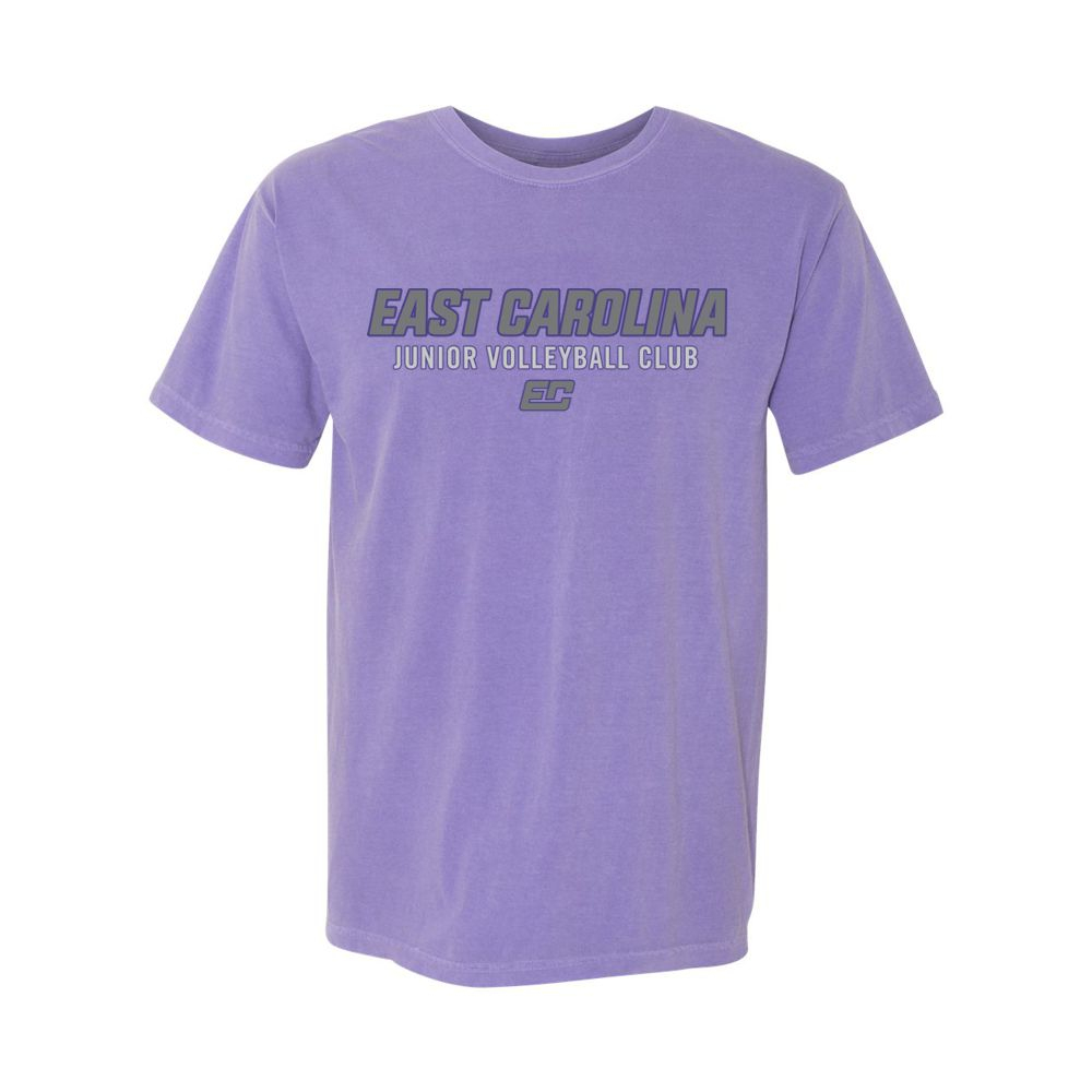 ECJVC | Word Logo Grey Logo | Short-Sleeve Comfort Colors
