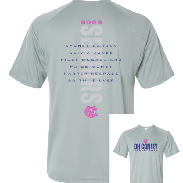 2026 Senior | DH Conley Volleyball | Short-Sleeve Performance Tee