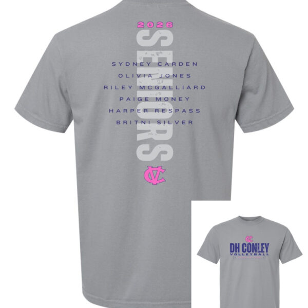 2026 Senior | DH Conley Volleyball | Short-Sleeve Comfort Colors