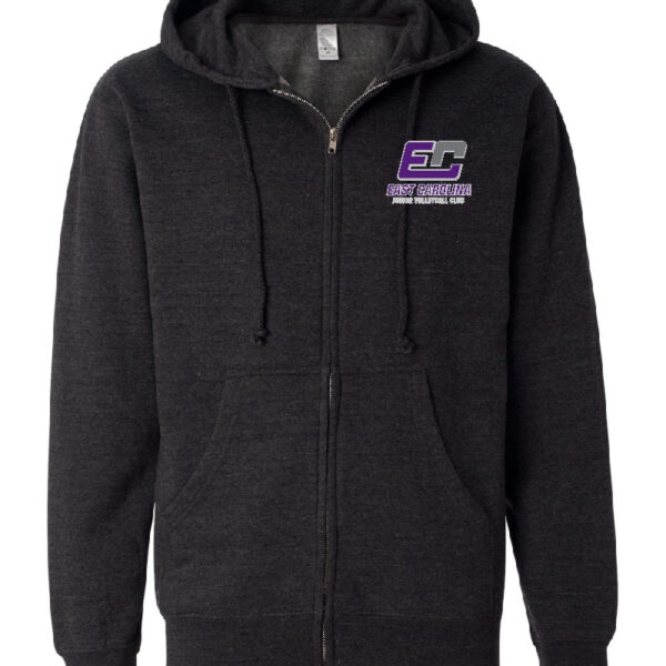 ECJVC | Full Color Logo | Midweight Full-Zip Hooded Sweatshirt