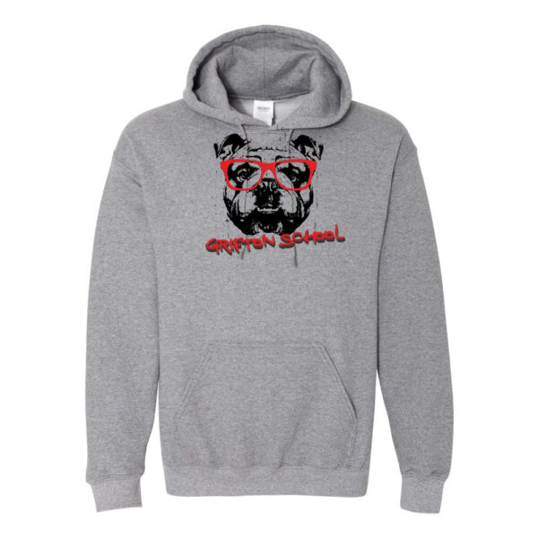 Grifton School | Script  Design | Cotton Hooded Sweatshirt | Multiple Colors