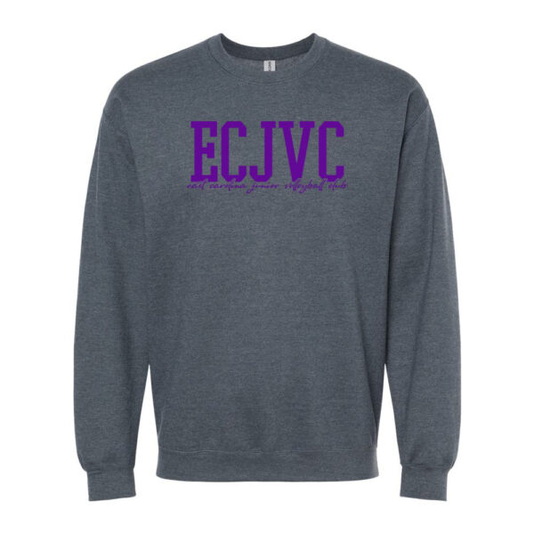 ECJVC | ECJVC Block Script Logo | Softstyle Crewneck Sweatshirt