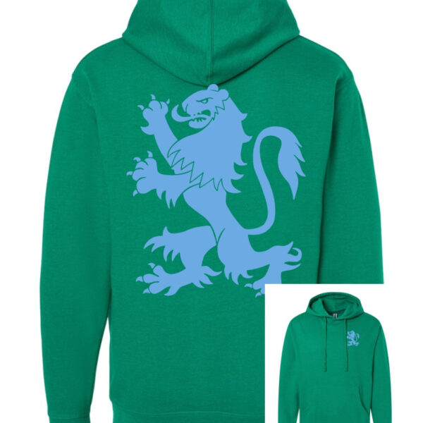 JH Rose | Big Rampant | Cotton Hooded Sweatshirt