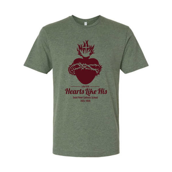 2025-2026 Saint Peter Catholic School | 100% of Proceeds Benefit SPCS | Short-Sleeve Cotton Tee