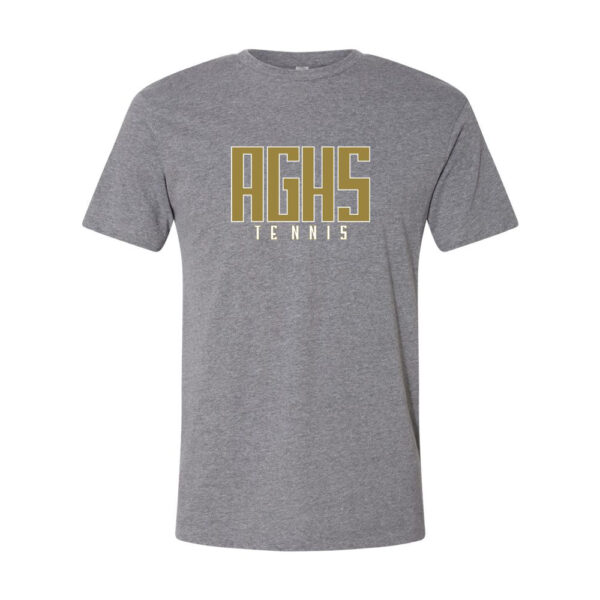 AGHS Tennis | Word Logo | Short-Sleeve Cotton Tee