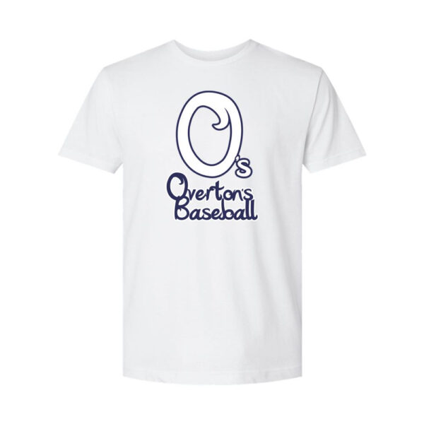 Overton's Baseball | Cursive O Logo | Cotton Tee