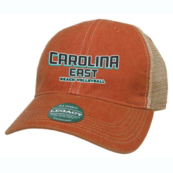 Carolina East Beach Volleyball | Word Logo | LEGACY - Old Favorite Trucker Cap