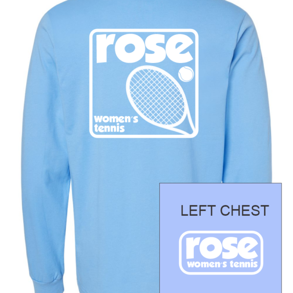 JH Rose Tennis | Retro Logo | Long-Sleeve Cotton Tee