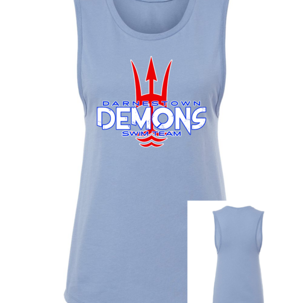 Darnestown Swim Team | Block Logo | Muscle Tank Top
