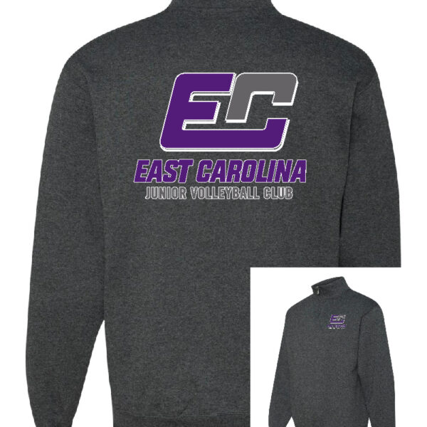 ECJVC | Full Color Logo | Collar Quarter-Zip Sweatshirt