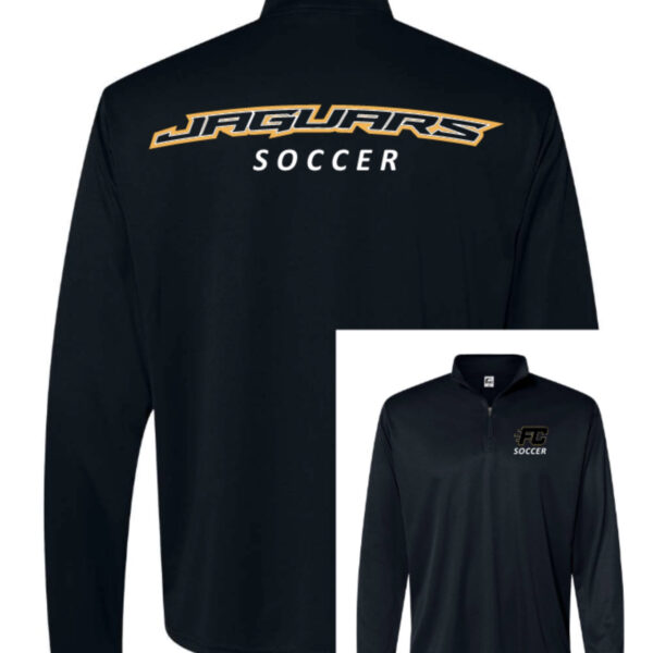 Farmville Central Soccer | Long-Sleeve 1/4 Zip Performance Tee