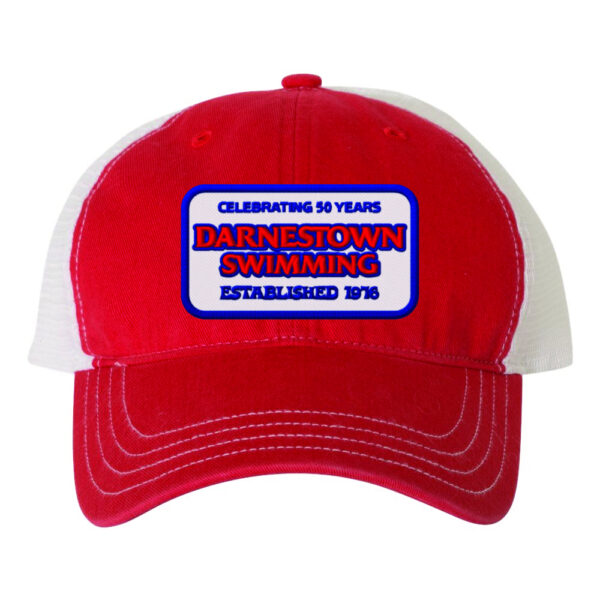Darnestown Swim Team | Patch Hat | Garment-Washed Trucker Cap