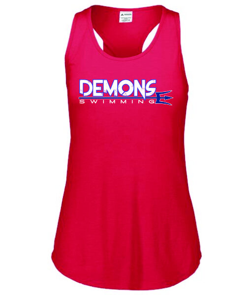 Darnestown Swim Team | Word Logo | Lux Triblend Tank Top